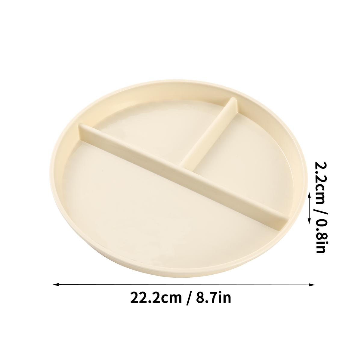 

Фруктовый салатник Многоразовые раздельные обеденные тарелки Безопасны для использования в микроволновой печи Посуда для еды Поднос для торта Десерта Кухонная посуда