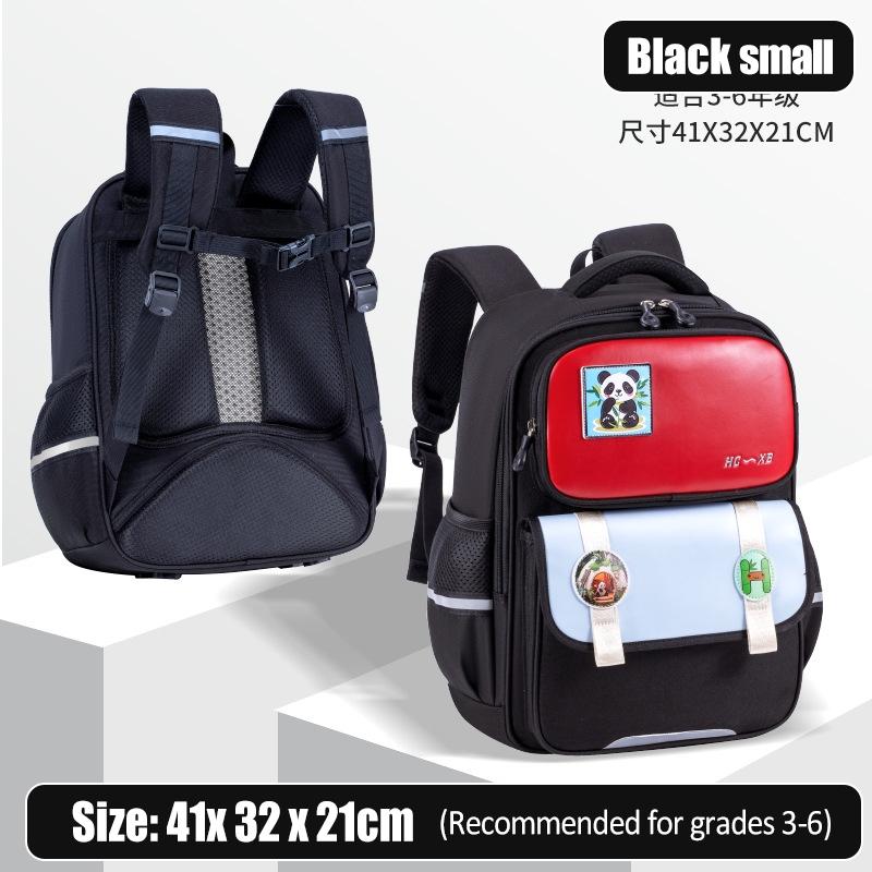 

Comfort Spinal Support School Bag Ergonomic Primary School Bag Kids Boys Backpack Girls Student Bag small 38x28x18cm чёрный