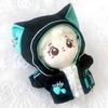 Cat Ear Cyberpunk Jersey [for 10cm Doll] Green Plush Toy [Used]