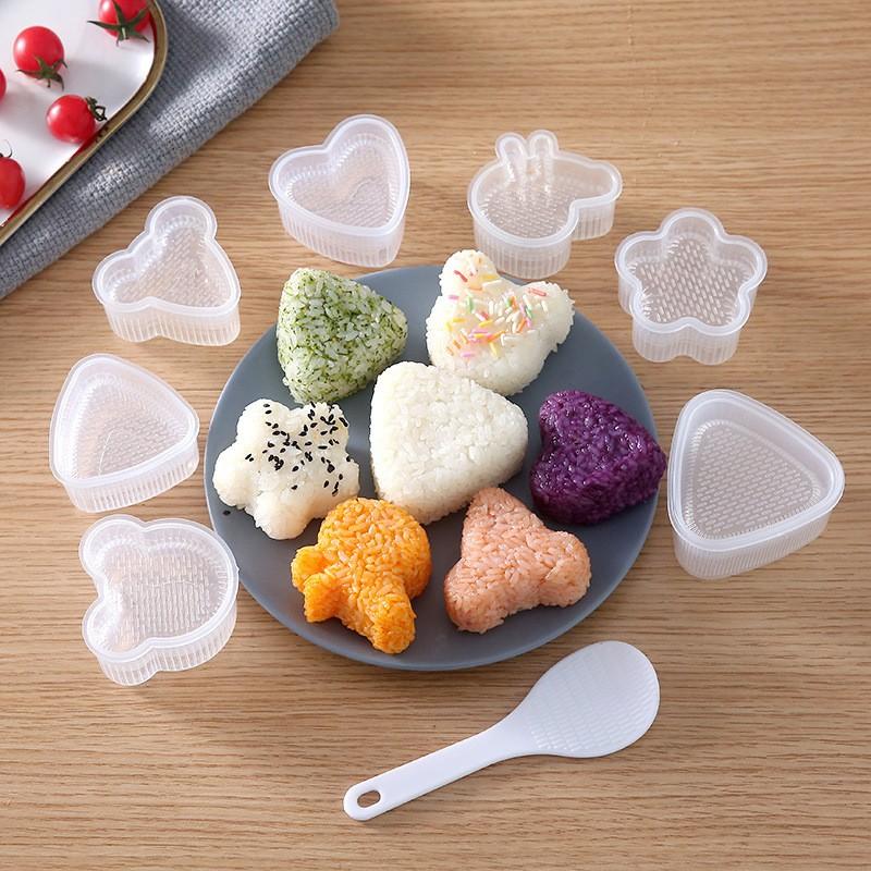 

Cartoon Children s Rice And Vegetable Roll Mold Seaweed Rice Rice And Vegetable Roll Food Grade Material Household Children s Complementary Food Mold One Size