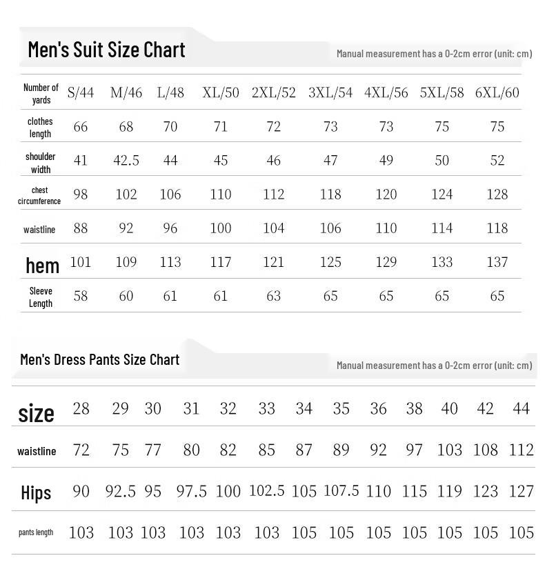 TLOMAN Wrinkle-Free Navy Blue Business Suit Set for Men and Women