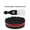 Black Hot Hair Sponge Comb Set for Styling and Care