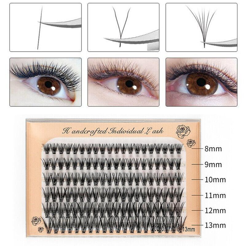 120 Bundles Eyelash Extension Faux Mink Eyelashes Individual Cluster Eye Lashes