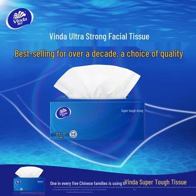 Ultra-Tough 3-Ply Facial Tissues