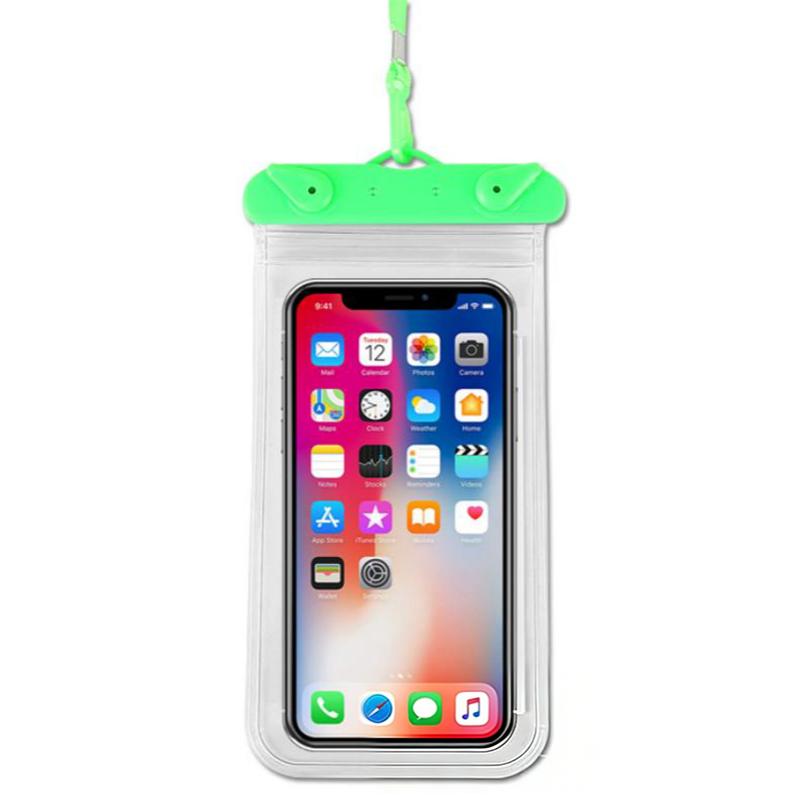 Universal Waterproof Phone Pouch Flexible Lightweight Dry Bag Sealed Case for Swimming Beach and Pool