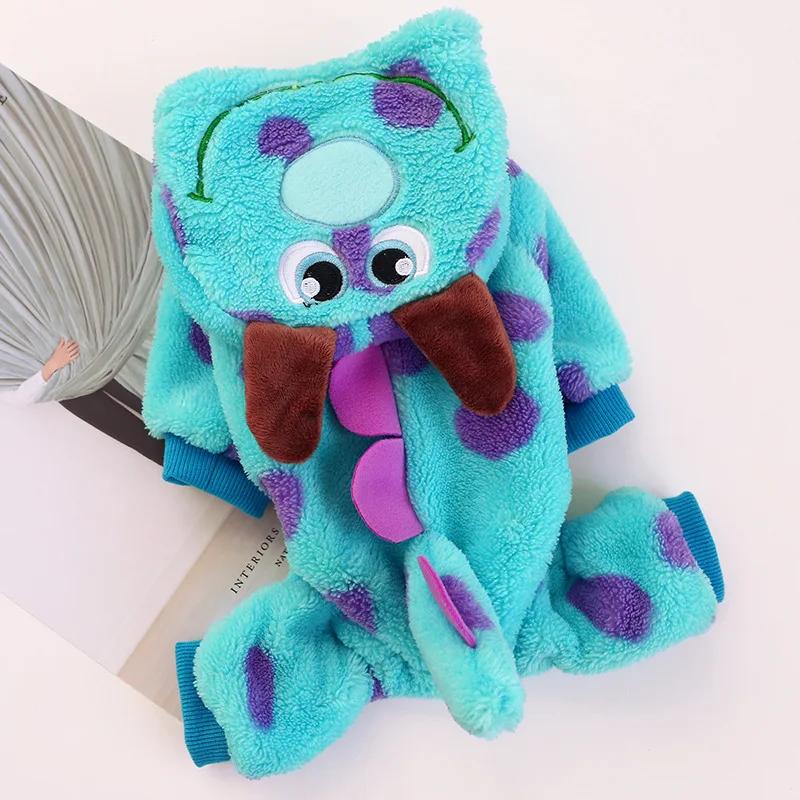 Dog Clothes Puppy Bubble Dragon Transformation Thicken Jacket Fit Dog Cat Winter Pet Cute Costume Warm Hoodie Dog Coat
