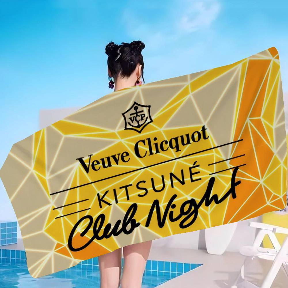 V-Veuve C-clicquot Große Mikrofaser-Strandtücher Schnelltrocknendes Handtuch Sandstrandtücher Poolhandtuch Für Reisen Schwimmbad Yoga