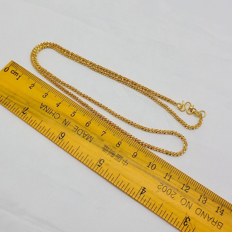 

Fashion Stylish Easiest for Match Minimalist Inlaid Zircon Thin Chain Female Fashionable European and American Style Ins Niche Design Female Necklace 63 Twist Naked Chain
