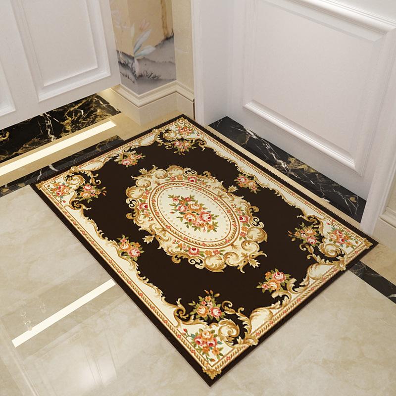Home Floor Mat European Style Luxury Bathroom Non Slip Floor Mat Door Mat Bathroom Absorbent Floor Mat