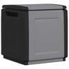 Vidaxl Garden Box, 54X53X57 Cm, 130 L, Dark Gray-Black