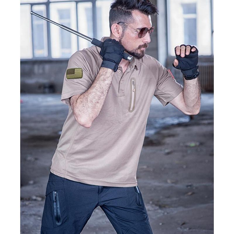 Tactical Hiking Outdoor Polo Shirt Men Summer Breathable Military Glof Fishig Camping Sport Short Sleeve T Shirt USA Plus Size