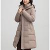 Warm Long Parkas for Women Overcoat With Belt Plus Size Fashion Long Sleeve Thick Woman Winter Coats Hooded