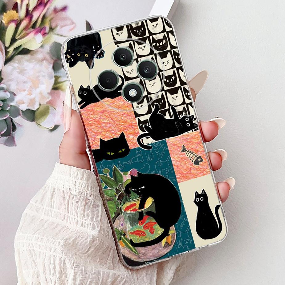 For Oppo Reno 12F 4G Case CPH2687 Cute Fashion Painted Cover Soft Silicone Phone Case For Oppo Reno12 F Reno 12 FS Reno12F Shell