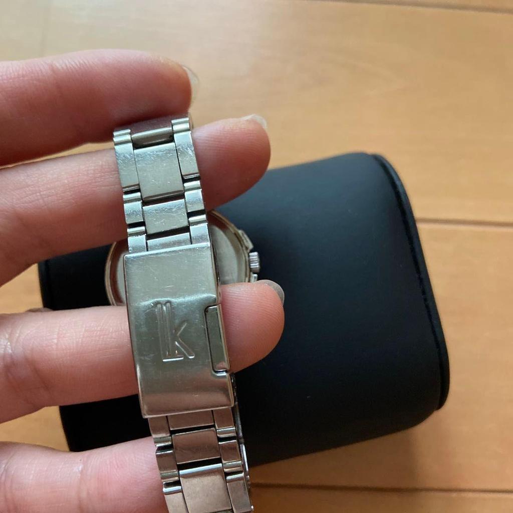 Used SEIKO Lukia Watch Silver Ladies Working Condition