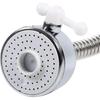 Swivel Faucet Aerator, 360° Rotatable Kitchen Sink Faucet Aerator Swivel Faucet Extender Sprayer Faucet Head No Splash Nozzle Filter Hose Adjustable