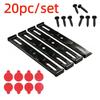 20Pcs License Plate Holder Weather-Proof Frameless License Plate Frame Car Tag Frame For Front And Rear Car Tags Car Accessories