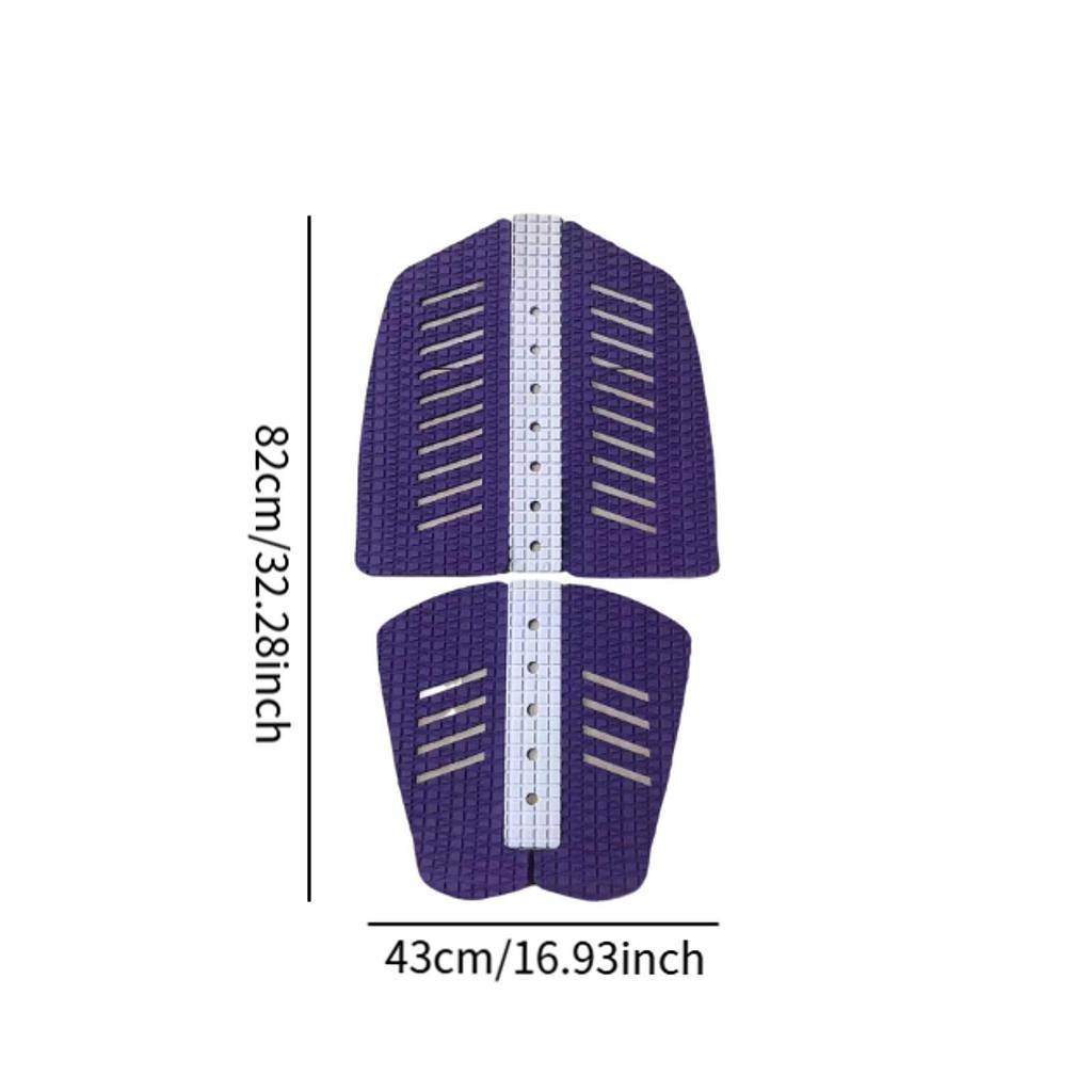 6x Surf Traction Pads Nonslip Accessories for Paddle Board Surfing Longboard