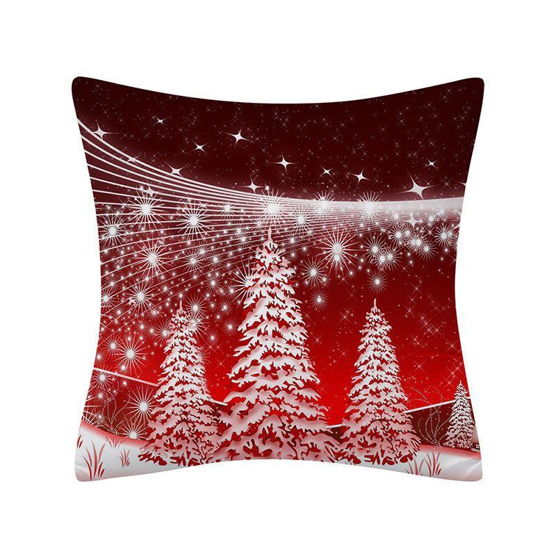 Vibrant Christmas Themed Decorative Cushion Cover For Festive Home Decor 18x18