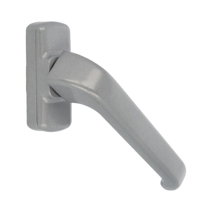 AMIG 19250 | Poignées De Porte En Aluminium EPSILON | 132 X 70 Mm | Aluminium | Argent