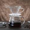 Nový drip-drip skleněný kávovar, ruční filtr na kávu, žáruvzdorný skleněný filtrační kalíšek s odměrkou, cold brew americký styl