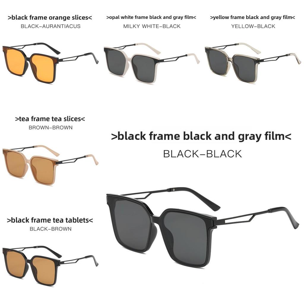 Gm Fashion Retro Square Sunglasses With Uv400 Protection For Casual Outings
