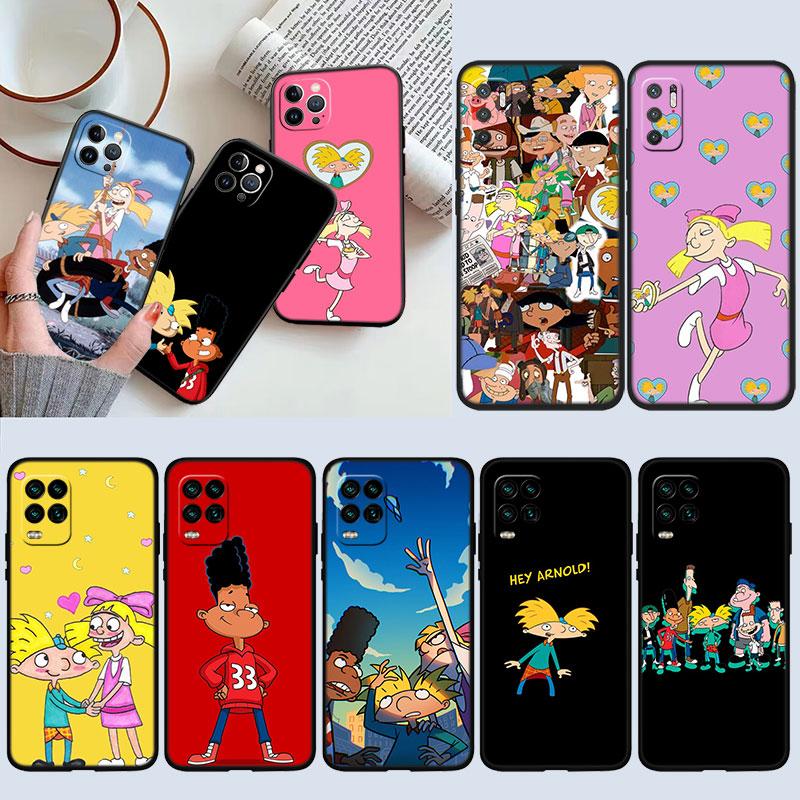 S-Special Hey A-Arnold Shell Phone Case for Samsung Galaxy Note 10 20 S23 S24 S25 Ultra FE Plus Edge Lite A02S A35 A07 A17