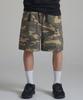 Noming Camo Einfalten-Taschen Weite Bermuda-Shorts - Grün