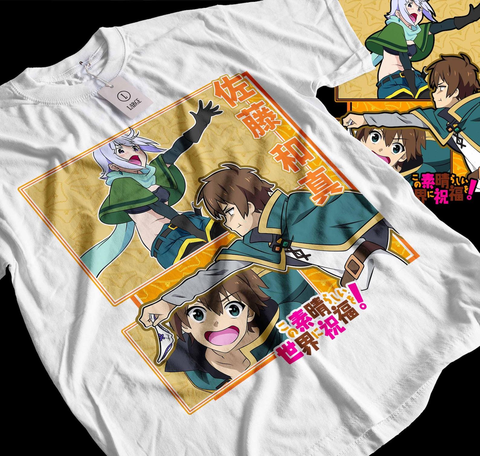 Konosuba - Kazuma Advocate Of True Gender Equality T-Shirt, Kazuma Satou Shirt, Anime Shirt, Manga Shirt, Japanese Light Novel Shirt M