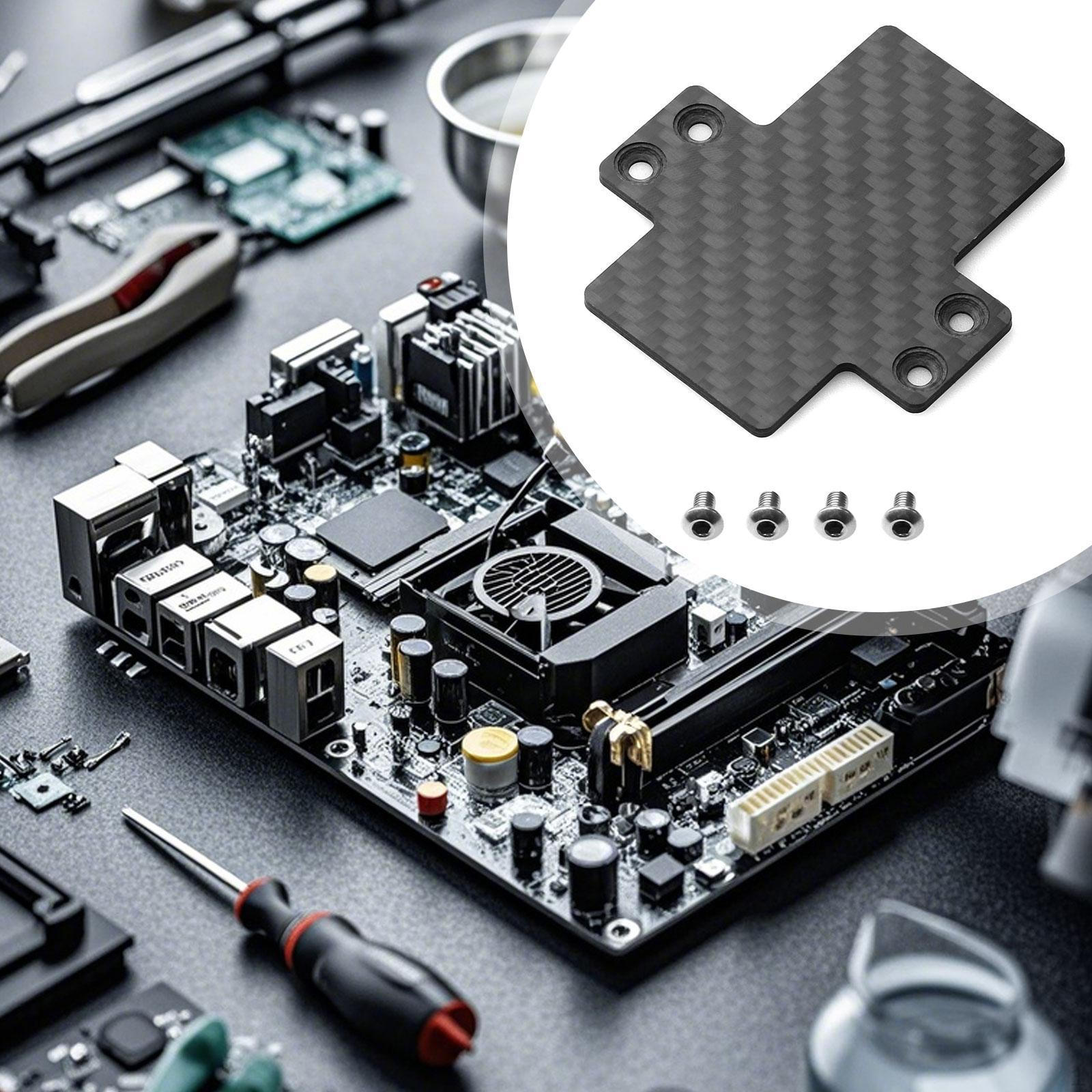 

RC Car ESC Mounting Fixing Plate, Electronics Plate for Max6 XR8Plus Crawler Trucks DIY