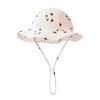 Children's Cotton Basin Hat Ins New Sun-proof Breathable Baby Fisherman Hat Solid Color Comfortable Baby Sun Hat