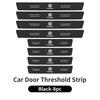 VW Leather Car Door Plate Threshold Protector Strip Sticker For Volkswagen VW Scirocco Jetta Beetle Golf Passat Polo Tiguan Sharan EO1