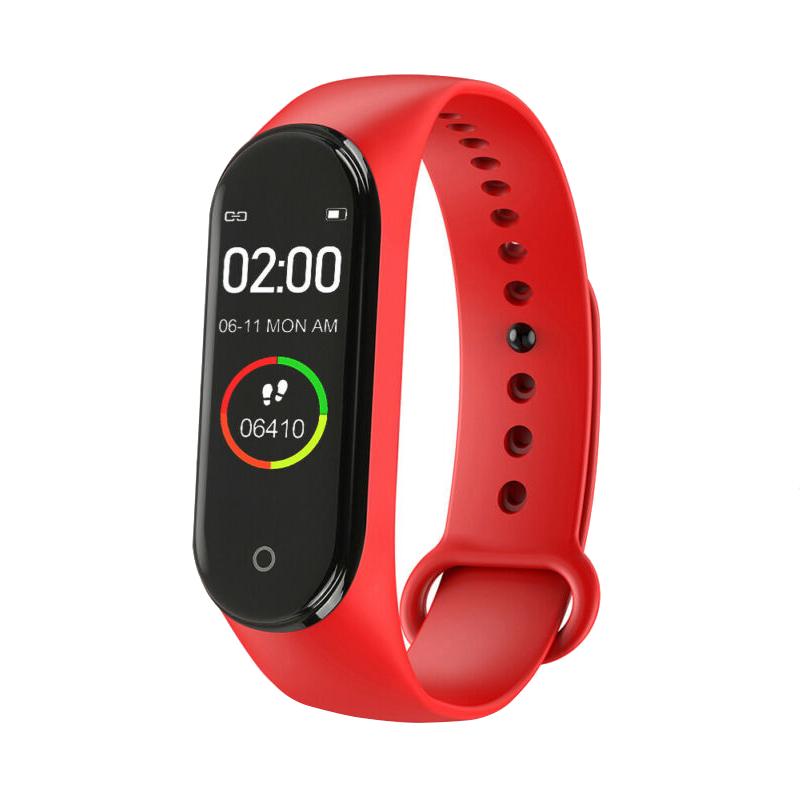 M4 Smart Digital Watch Bracelet for Men Women Smartwatch Heart Rate Monitor Pedometer Calorie Counter Health Sport Tracker Watch