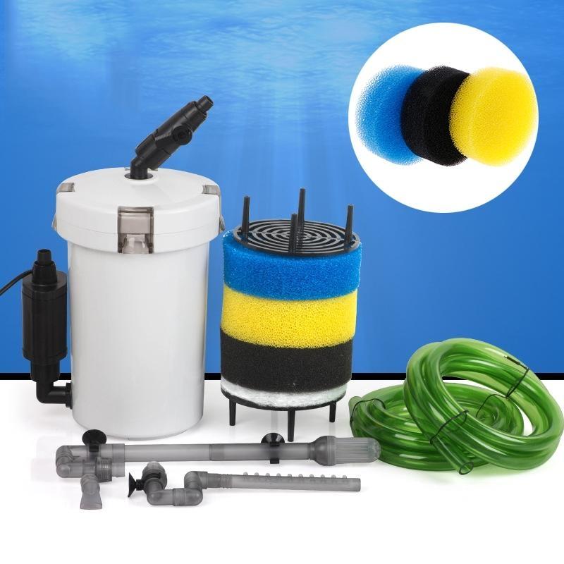 Filter Sponge Set of 3 Ornamental Fish Aquarium Water for Tank Filter Cushion