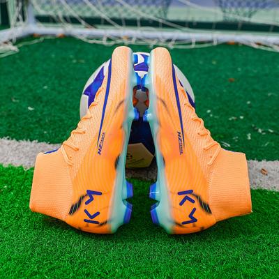 New High-Top Football Shoes Men'S And Women'S Adult Grass Anti-Skid Competition Training Professional Football Shoes