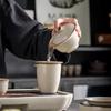Peach & Garden Ceramic Kung Fu Tea Set