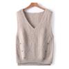 V-neck Vest Vest Vest Vest Spring and Autumn New Style Loose and Slim and Lazy Style Layered Sweater Top
