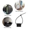 Pedalboard Organizer Kit Self Adhesive Tapes Heavy Duty Sticky Back Fastener Strips and Adjustable Self Nylon Locking