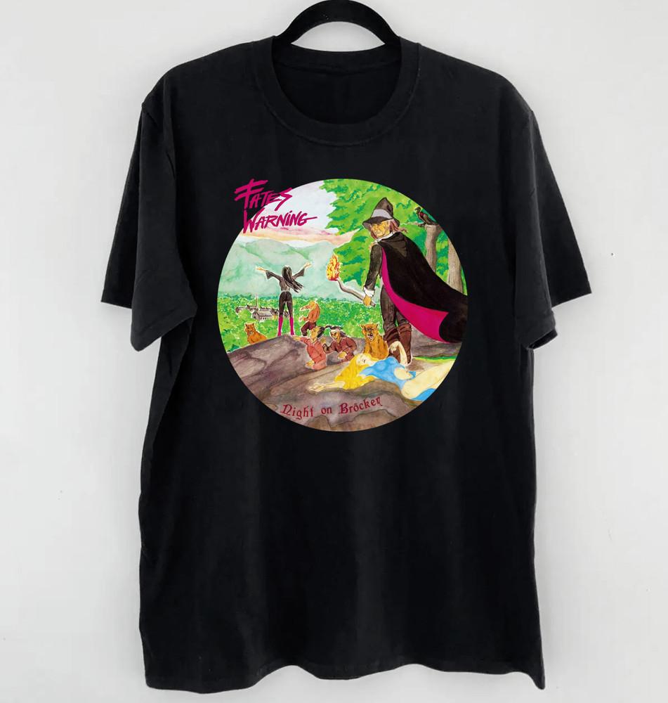 FATES WARNING - NIGHT ON BROCKEN Shirt Black Unisex S-5XL ND1170 Unisex T-Shirt XL