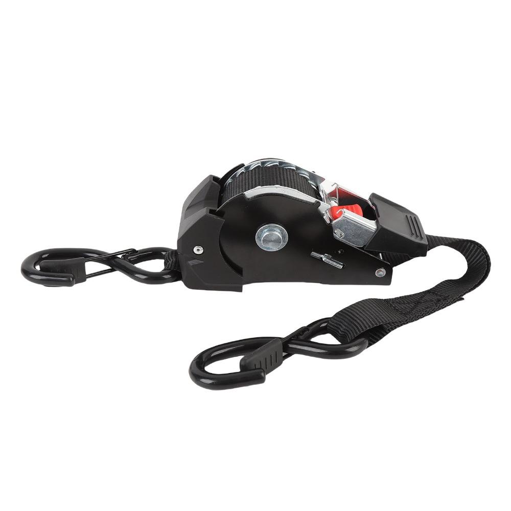 Stretching up to a maximum length of 3m Ratchet Tie Down Straps Black Trailer Straps  for Jet Ski