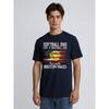 European sizes Mens Softball Dad Like A Baseball Dad Definition On Back T-ShirtFamily T-Shirt