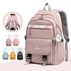 Teenagers School Bags For Girls Junior High School Students Backpacks Women Kawaii Bag Kids Knapsack Solid Bookbag Lady Packsack