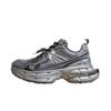 European Station silver thick-soled heightening dad shoes for women 2025 autumn and winter new mesh breathable sports and leisure shoes for women