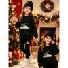 Girls' Christmas Truck Casual Comfortable Soft Loose Pullover Sweatshirt and Leggings 2-Piece Set, New Autumn/Winter, Playful, Sweet and Cool Style