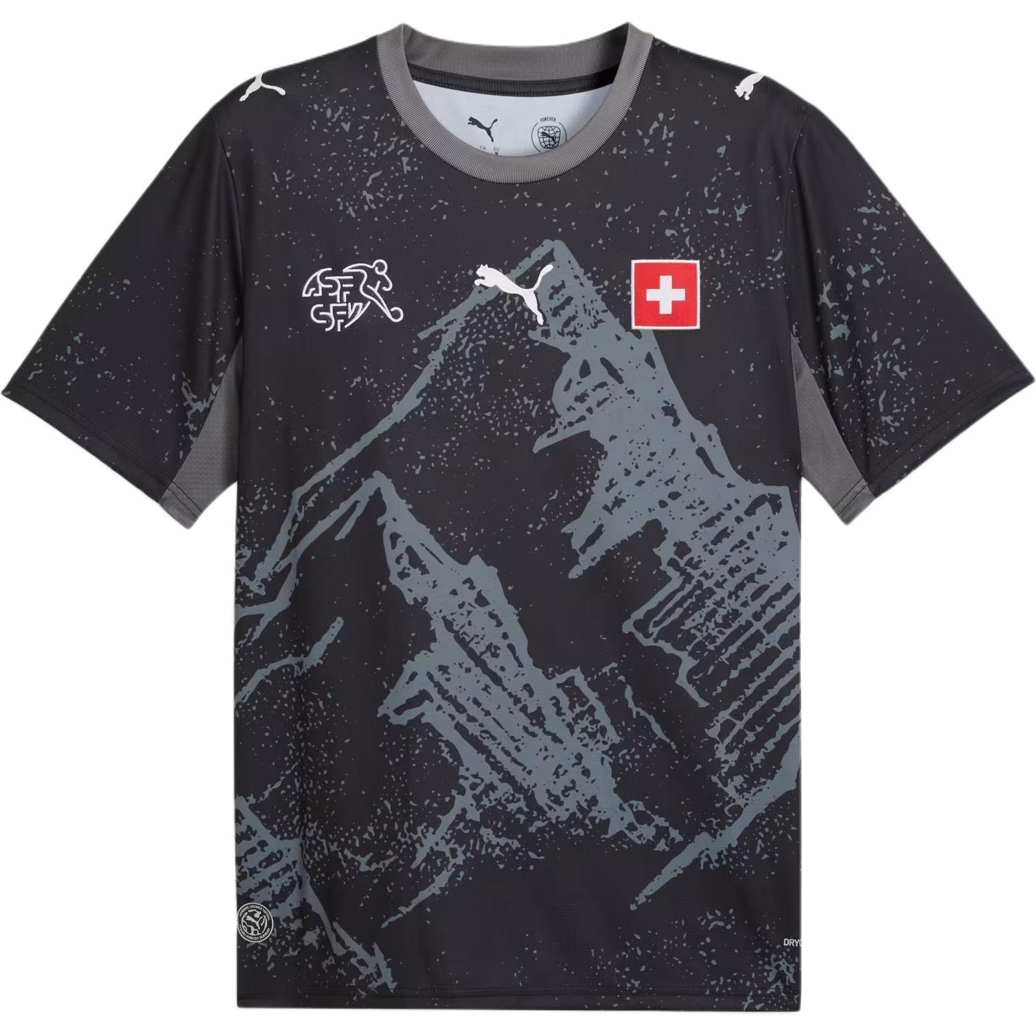 PUMA x SWITZERLAND x SALEHE BEMBURY Goalkeeper Jersey PUMA Black Cool Dark Gray Men s 787103-82 XS