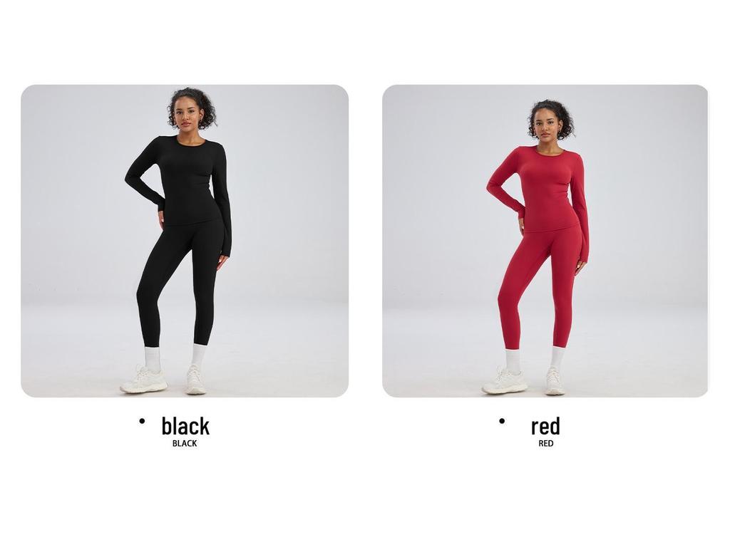 European & American High-Stretch Quick-Dry Yoga Suit: Nude Feel, Premium 2-Piece Set for Running & Fitness