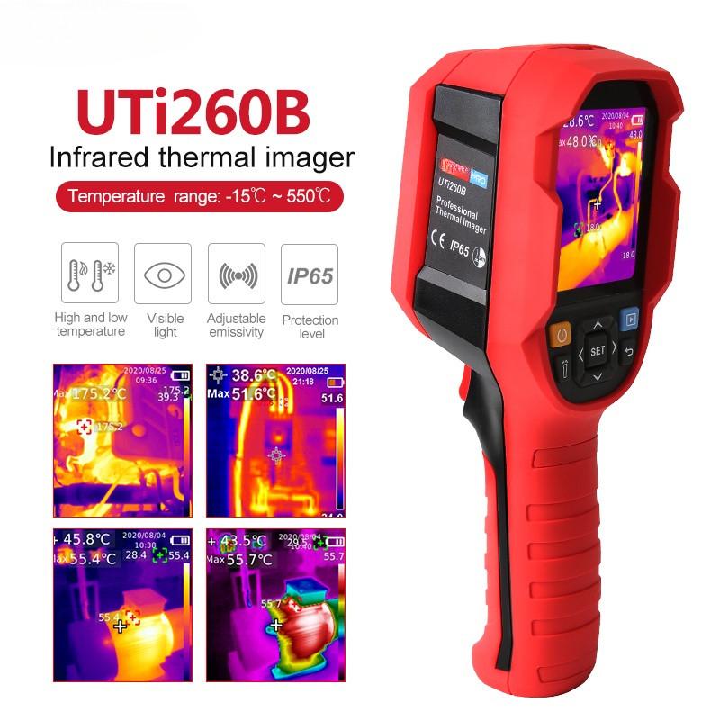256*192 Pixel Time Live Infrared Thermometer Portable Industrial Handheld Thermal Camera