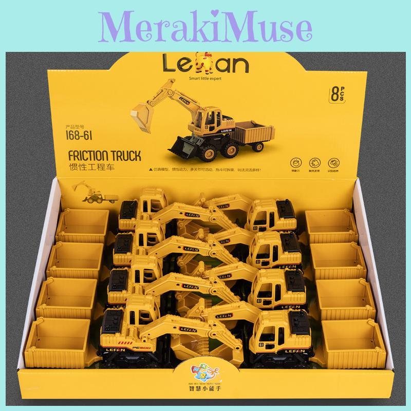 Excavator Bulldozer Simulation Dump Truck Model Children Toy With Joints Movable