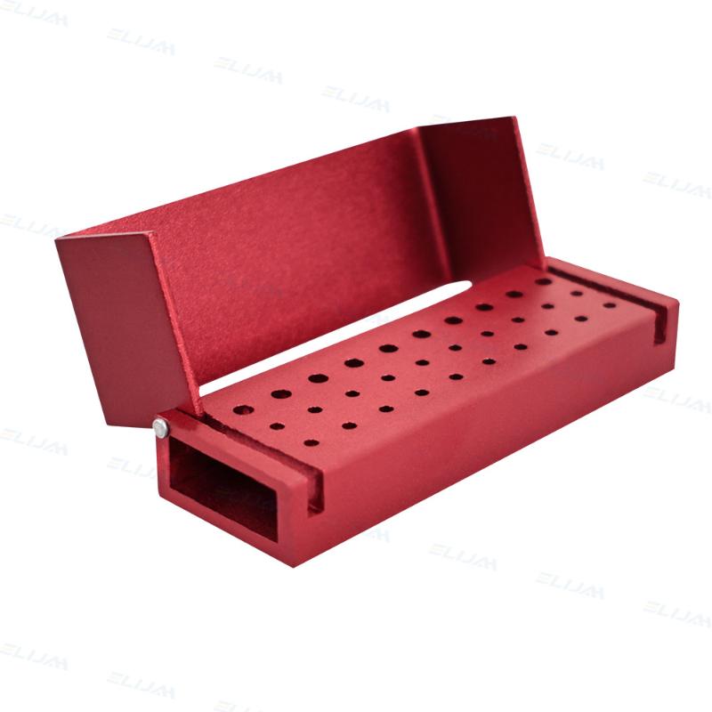 Dental Diamond Burs Drill Disinfection Block 30 Holes Multicolour High Speed Handpiece Burs Storage Organization Holder