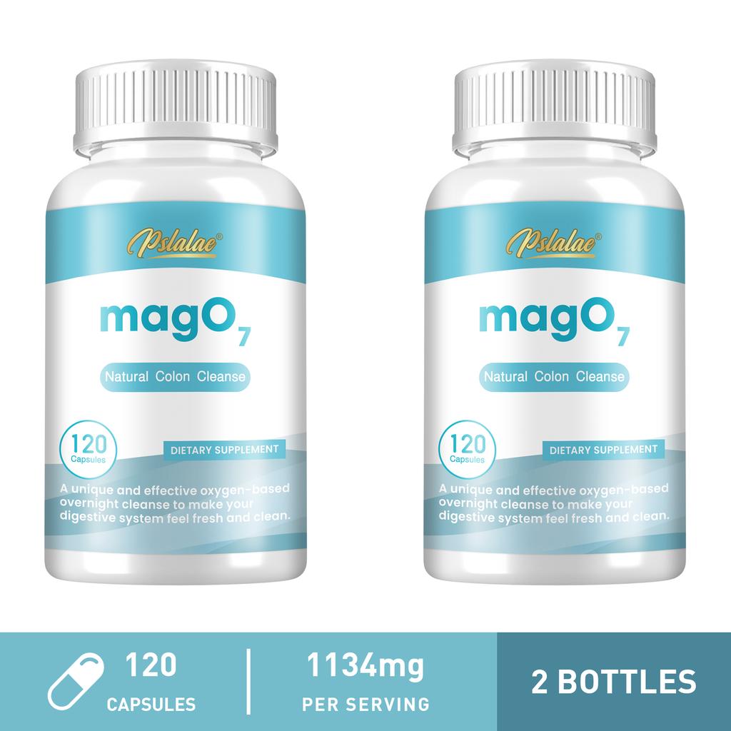 Integratore Mag 07, composto da molteplici composti di ossido di magnesio, integratore alimentare, adatto agli adulti.