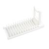 Grey White Bowl and Plate Drain Storage Rack Plastic Dish Drying Rack  Kitchen Supplies
